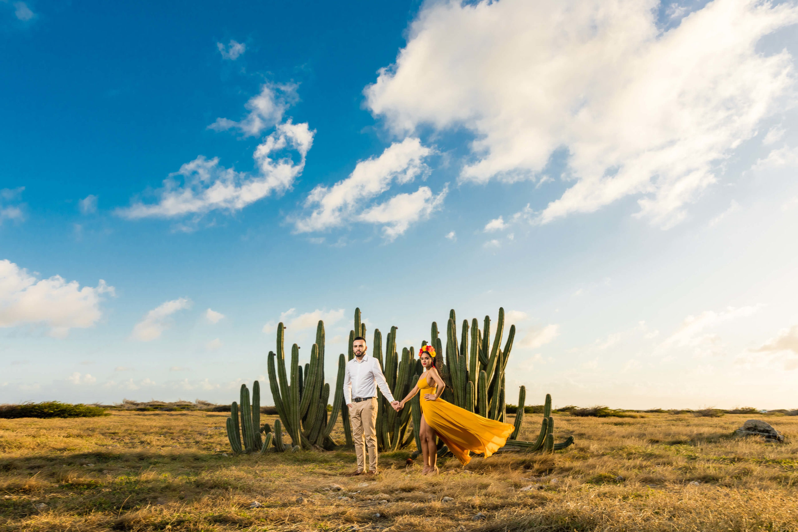 Read more about the article Mexican Themed Aruba Engagement with Edison + Sabrina