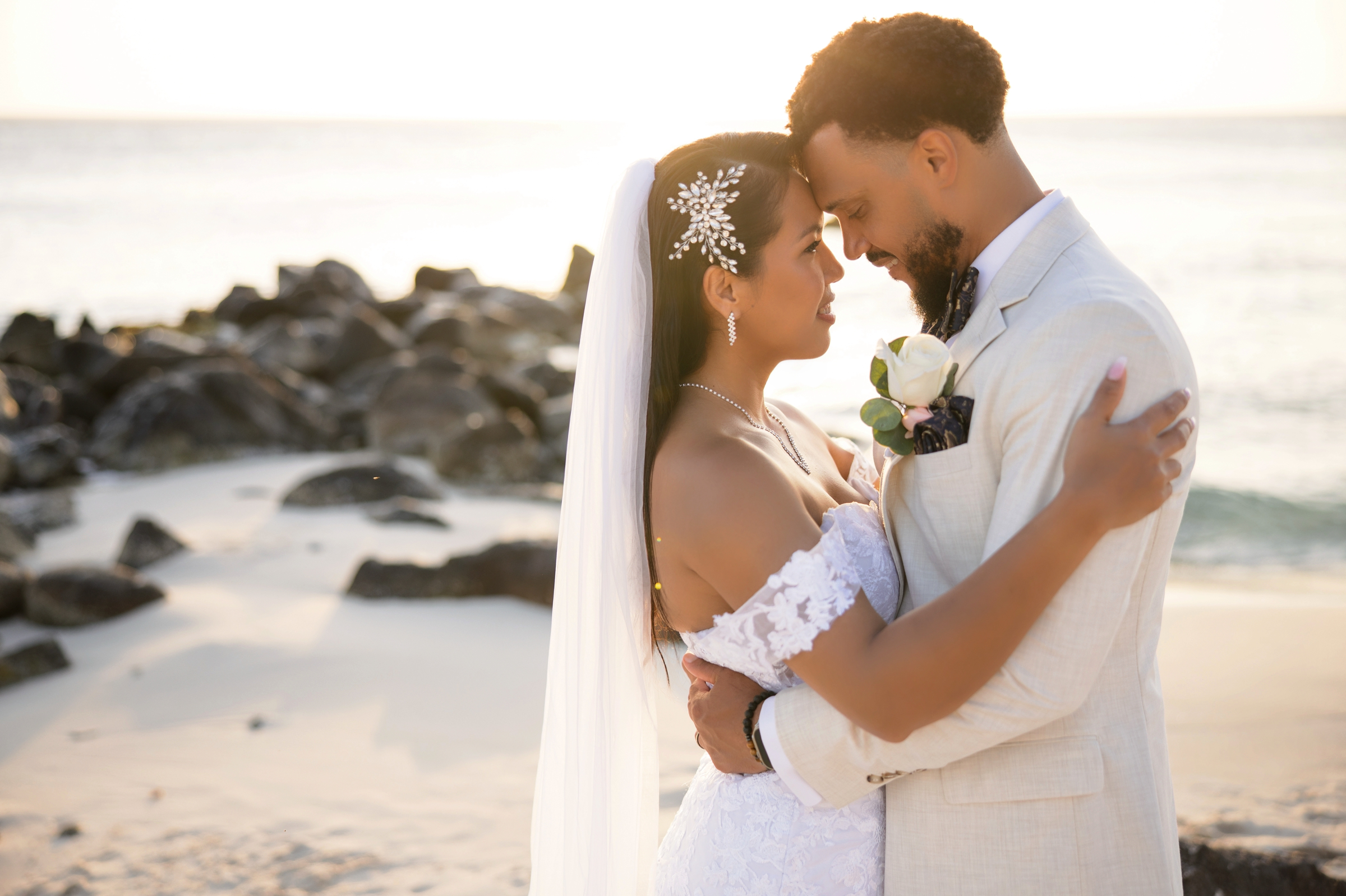 elopement photos in aruba